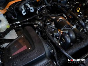 Ford Bronco Blow Off Adapter Plate - 2.3L Turbo - SILA Concepts - Orange